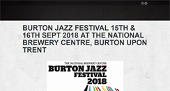 Desktop Screenshot of burtonjazzfestival.com